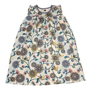 Tea Floral Sleeveless Dress